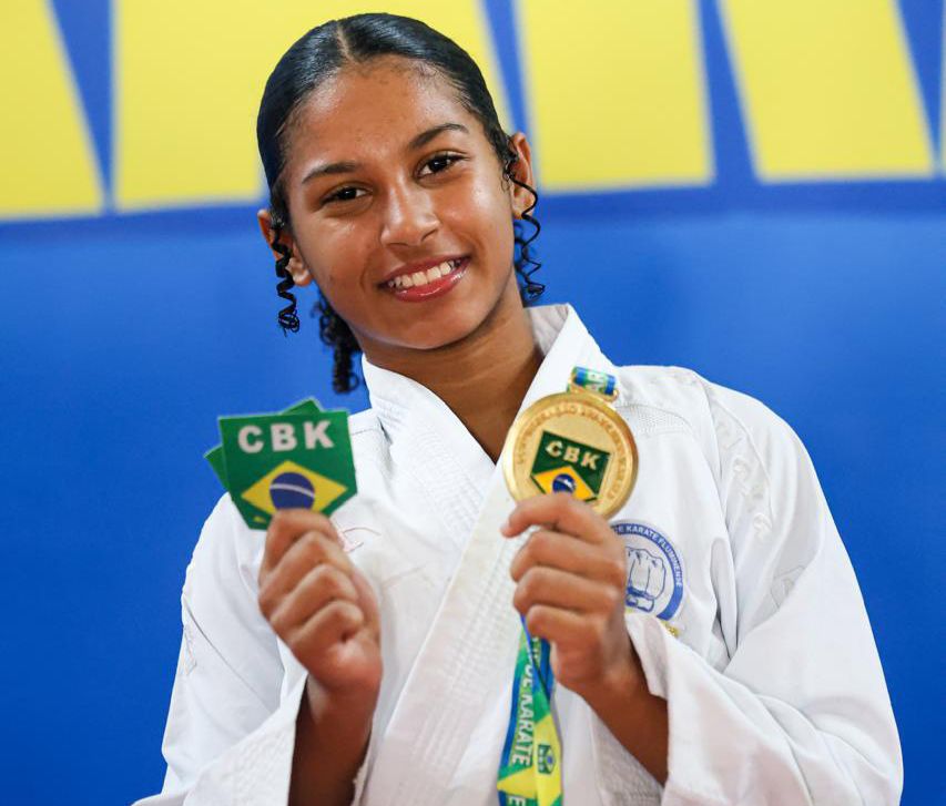 Maricá no topo: atleta de 11 anos é convocada para a Seleção Brasileira de Karatê