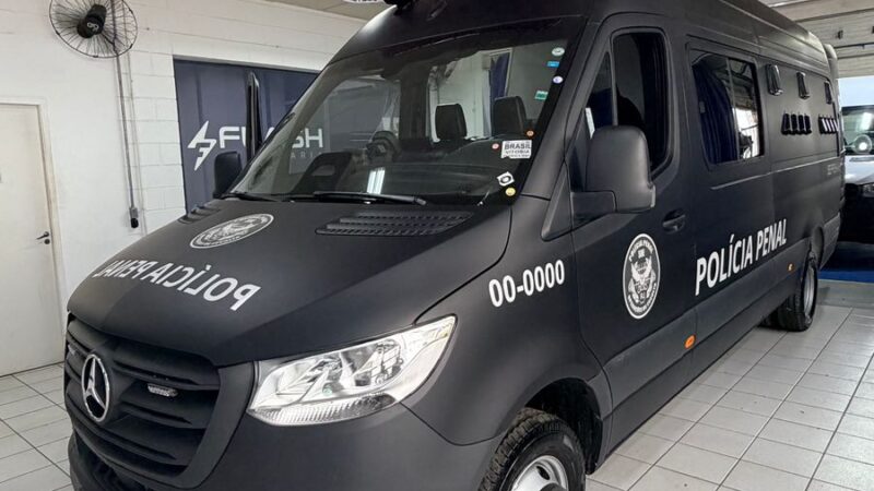 Polícia Penal RJ reforça a frota com mais 39 viaturas para transporte de presos