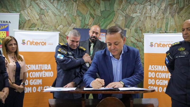 Prefeitura de Niterói assina acordo para reforma do 4º CPA e reforça parceria com a Polícia Militar