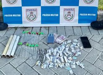 Polícia Militar apreende drogas e detém suspeito no Viradouro, em Niterói