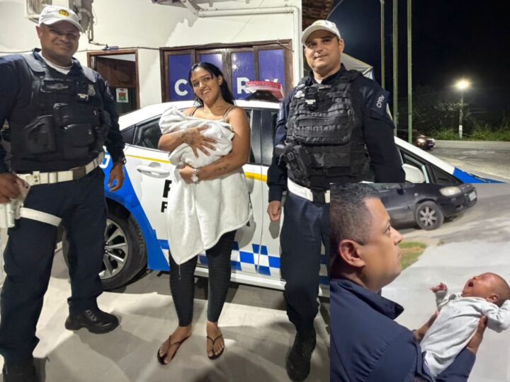 Entre a vida e o silêncio: bebê de 2 meses é salva por policiais do CPTran após se engasgar em rodovia