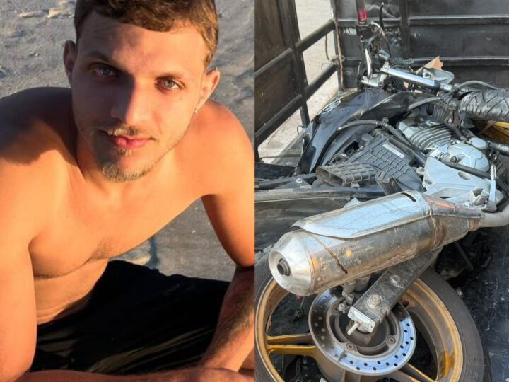 Família tem vídeo que aponta imprudência no trânsito e se mobiliza por justiça após morte de jovem motociclista no Fonseca