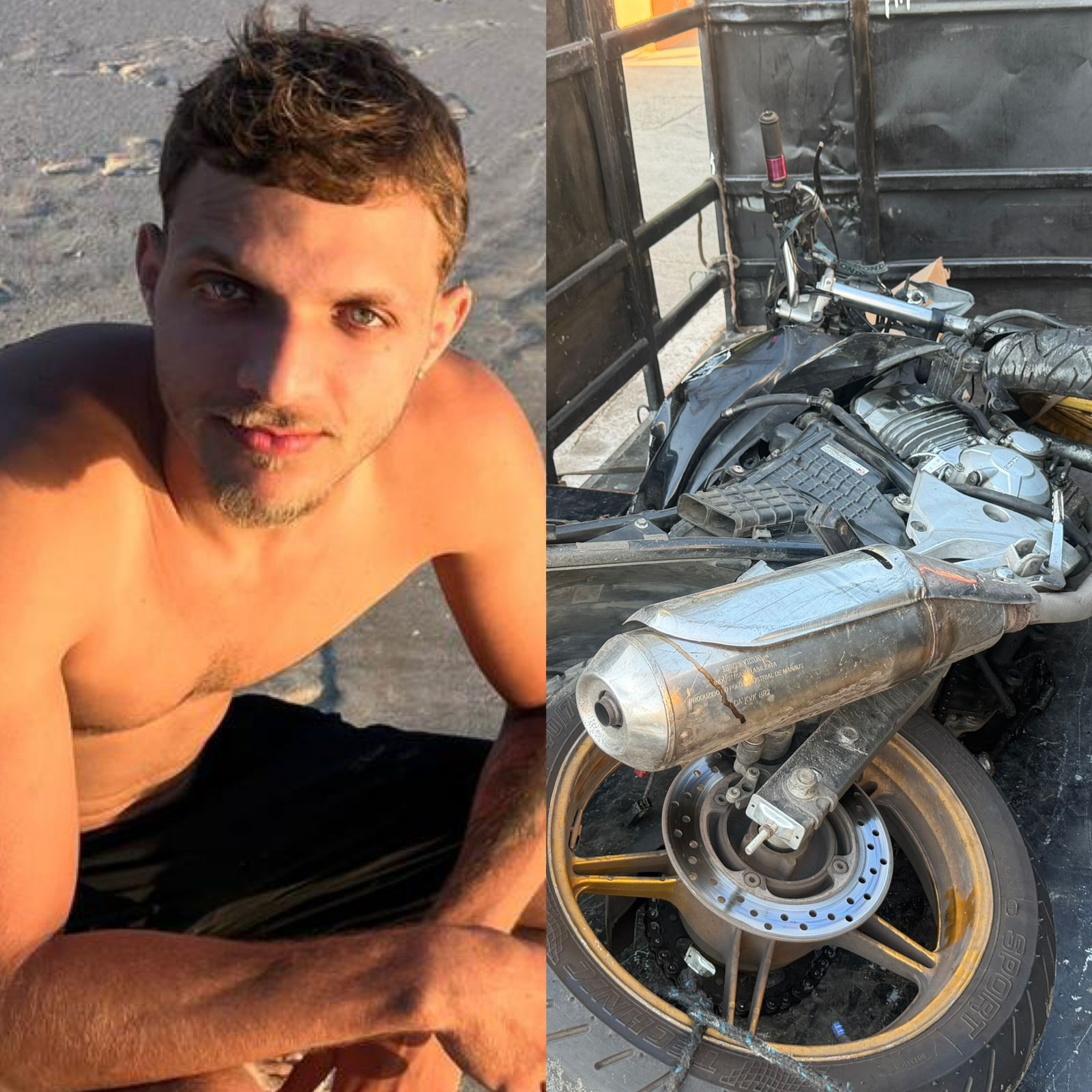 Família tem vídeo que aponta imprudência no trânsito e se mobiliza por justiça após morte de jovem motociclista no Fonseca