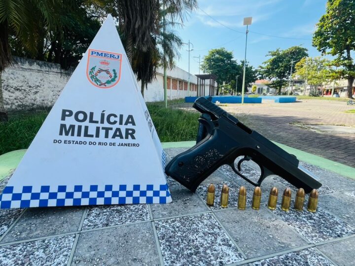 SÃO GONÇALO: Suspeito é preso por equipes do 1º BPM após tentativa de homicídio durante assalto na Covanca