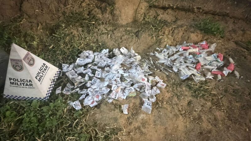 ITABORAÍ: Policiais Militares do 35º BPM apreende drogas e detém três suspeitos durante operação