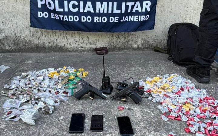 Operação da P2 do 7º BPM termina com seis suspeitos detidos e apreensão de armas no Anaia Grande