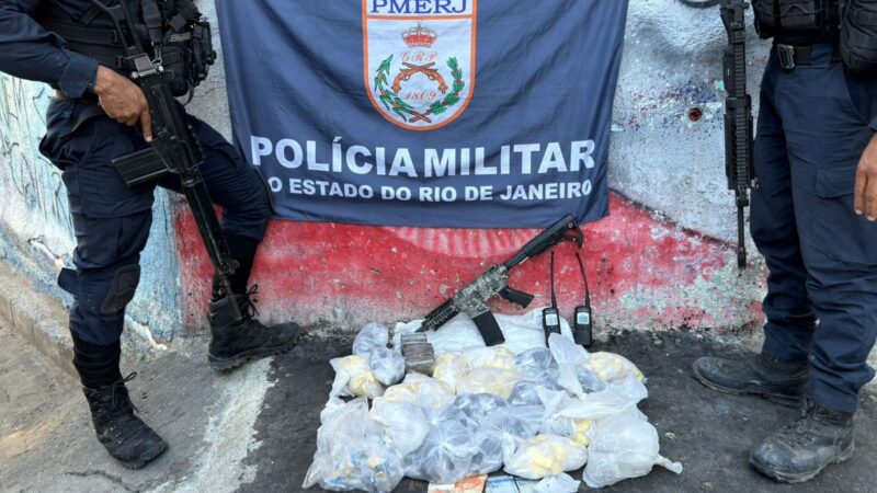 Ação do 12º BPM termina com três suspeitos apreendidos no Barreto, em Niterói