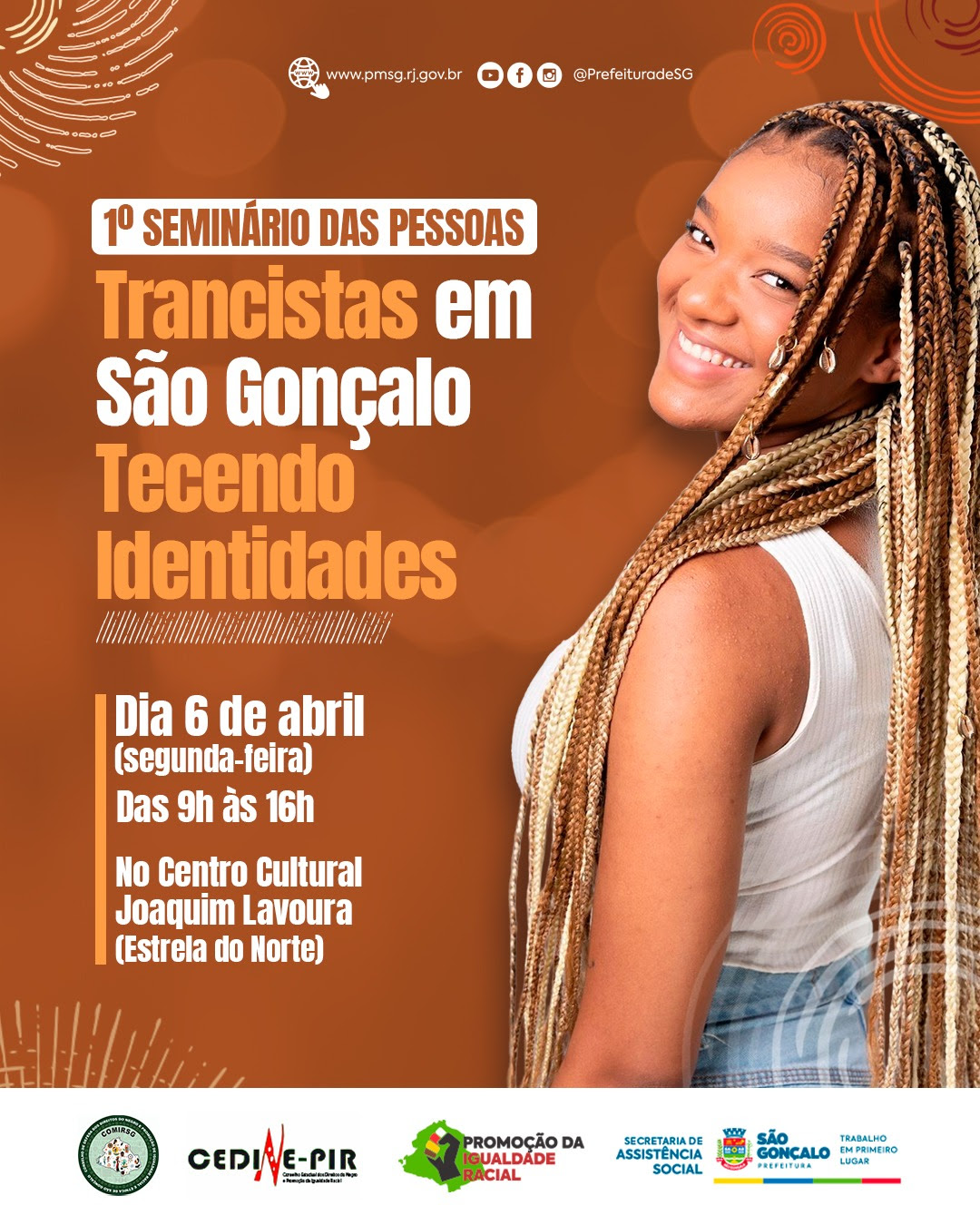 São Gonçalo vai realizar evento de valorização às pessoas trancistas