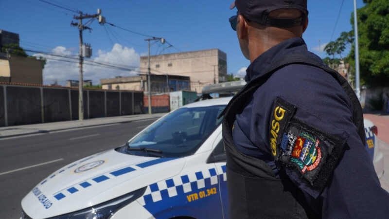 Câmeras de videomonitoramento auxiliam agentes da Guarda Municipal