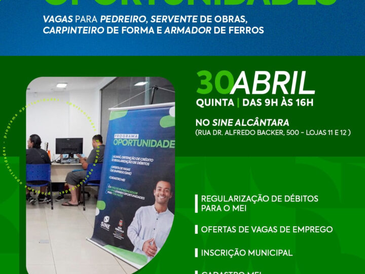 Prefeitura encaminha gonçalenses para vagas de emprego nos setores de construção civil e indústria offshore