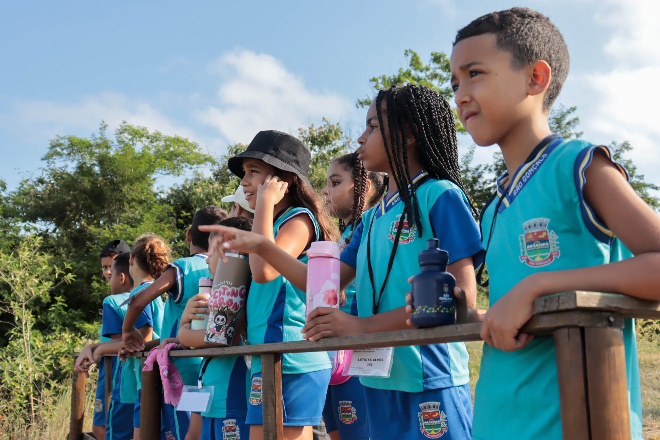 Alunos de escola municipal do bairro Almerinda aprendem sobre fauna e flora com projeto Estudo Vivo