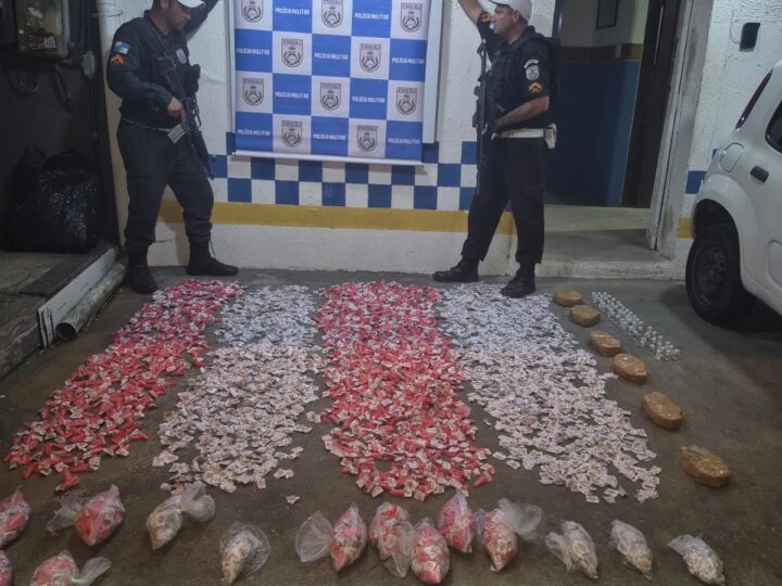 CPtran grande apreensão de drogas na Via Lagos termina com homem preso em flagrante