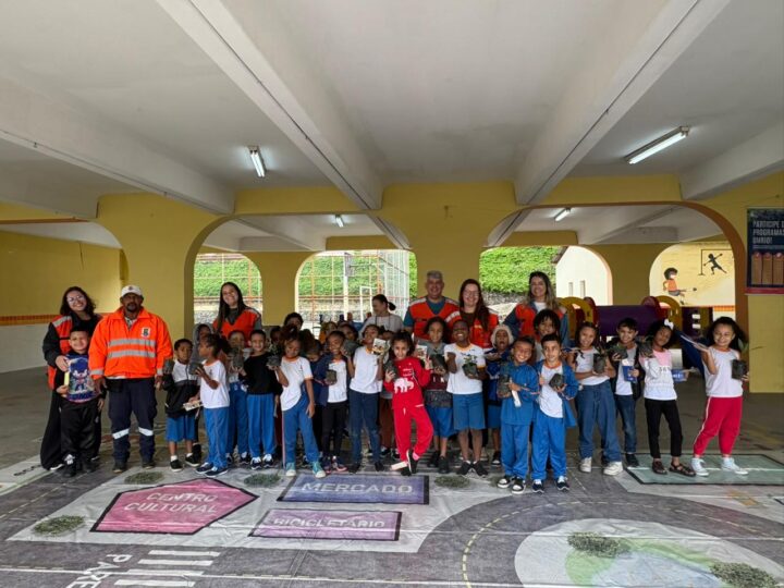 NitTrans leva educação para o trânsito para crianças com ações do Maio Amarelo