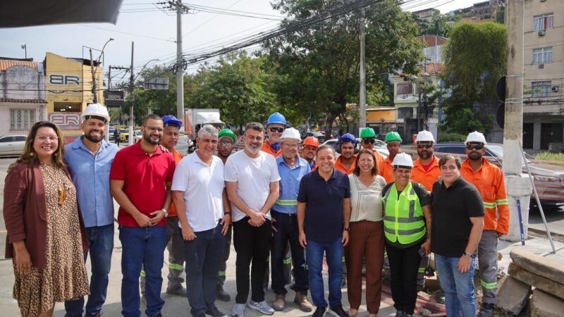 Obra de modernização da Alameda São Boaventura começa no Fonseca