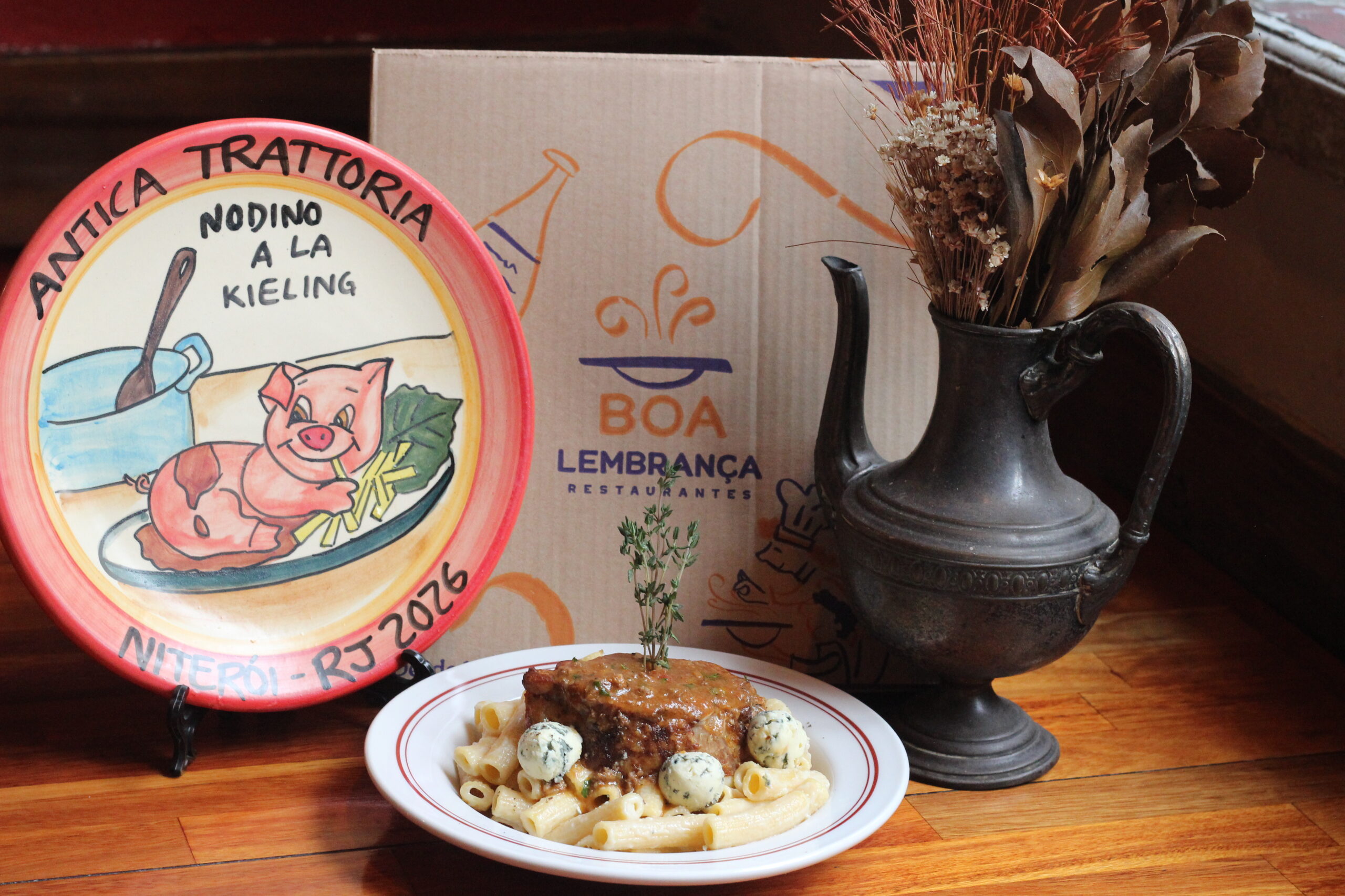 Chef Bruno Marasco lança prato inédito da Boa Lembrança na Antica Trattoria, em Niterói
