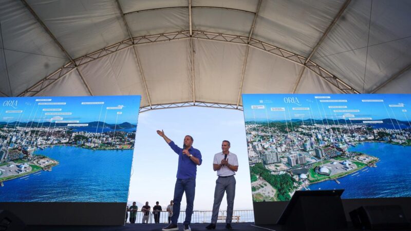 Prefeito de Niterói participa de lançamento de novo empreendimento no Centro