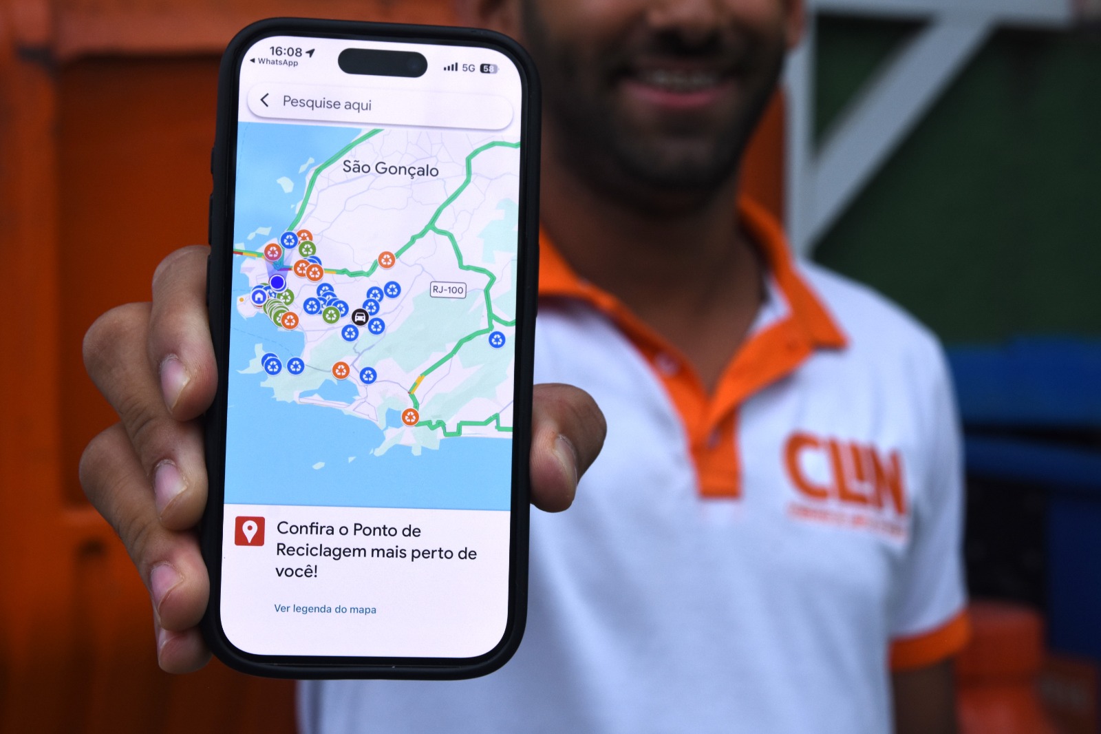 Clin lança mapa interativo com pontos de reciclagem em Niterói