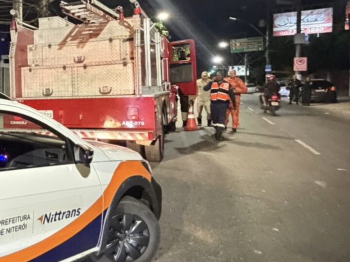Motorista atropela crianças no Largo da Batalha, foge e ainda atinge motociclista em Niterói