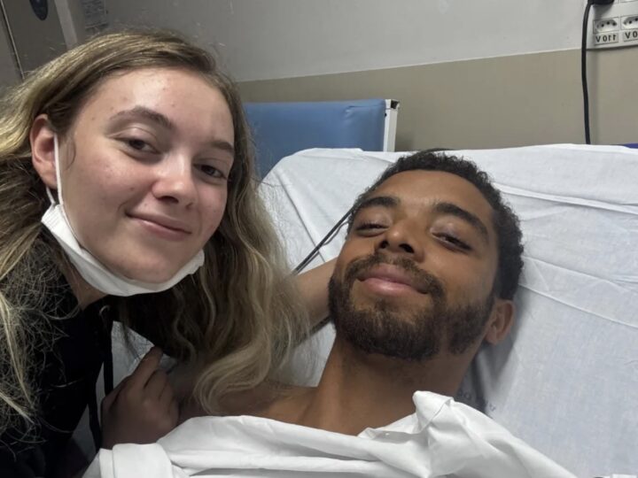 Thomás segue em Recuperação no hospital Azevedo Lima! Surfista emociona ao aparecer ao lado da noiva após grave acidente em Itacoatiara.