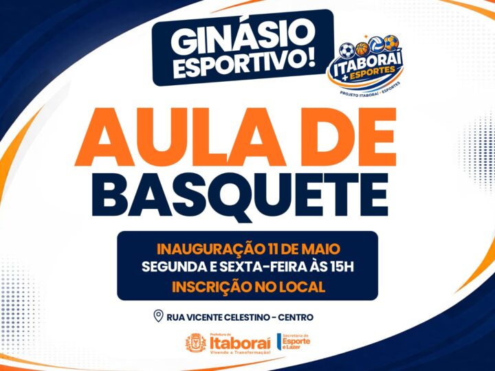 Prefeitura abre inscrições para aulas de basquete por meio do Itaboraí + Esportes