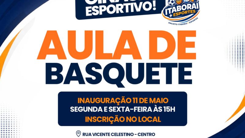 Prefeitura abre inscrições para aulas de basquete por meio do Itaboraí + Esportes