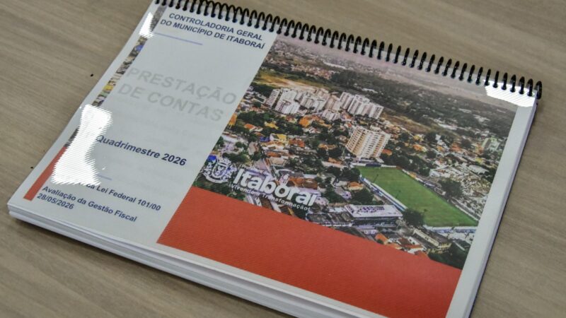 Prefeitura de Itaboraí apresenta prestação de contas do 1º quadrimestre de 2026