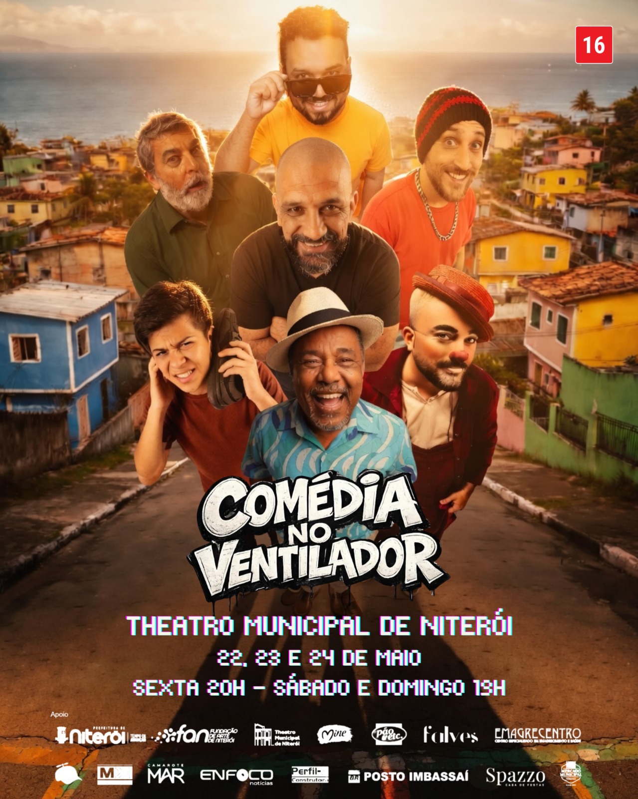 Comédia no Ventilador: um turbilhão de humor imprevisível e sem limites