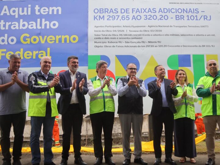 Prefeito Rodrigo Neves participa de cerimônia de ordem de início das obras da BR-101 e comemora: “Concretização de um sonho de décadas”