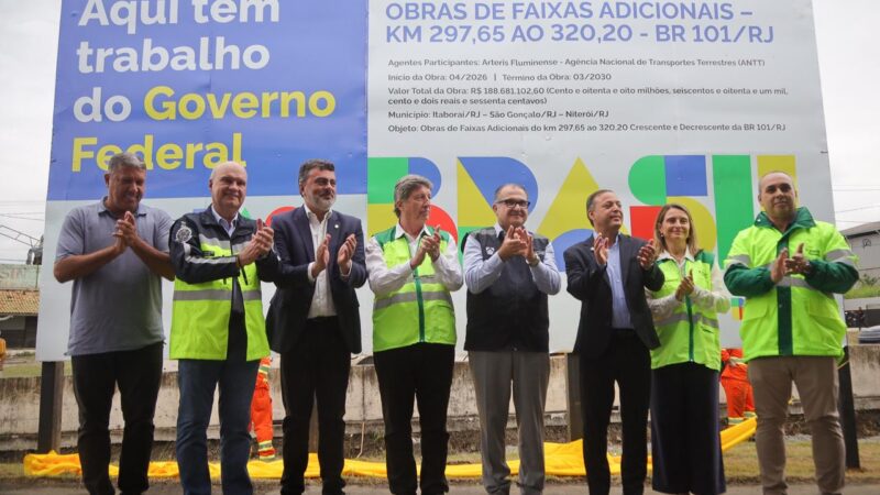 Prefeito Rodrigo Neves participa de cerimônia de ordem de início das obras da BR-101 e comemora: “Concretização de um sonho de décadas”