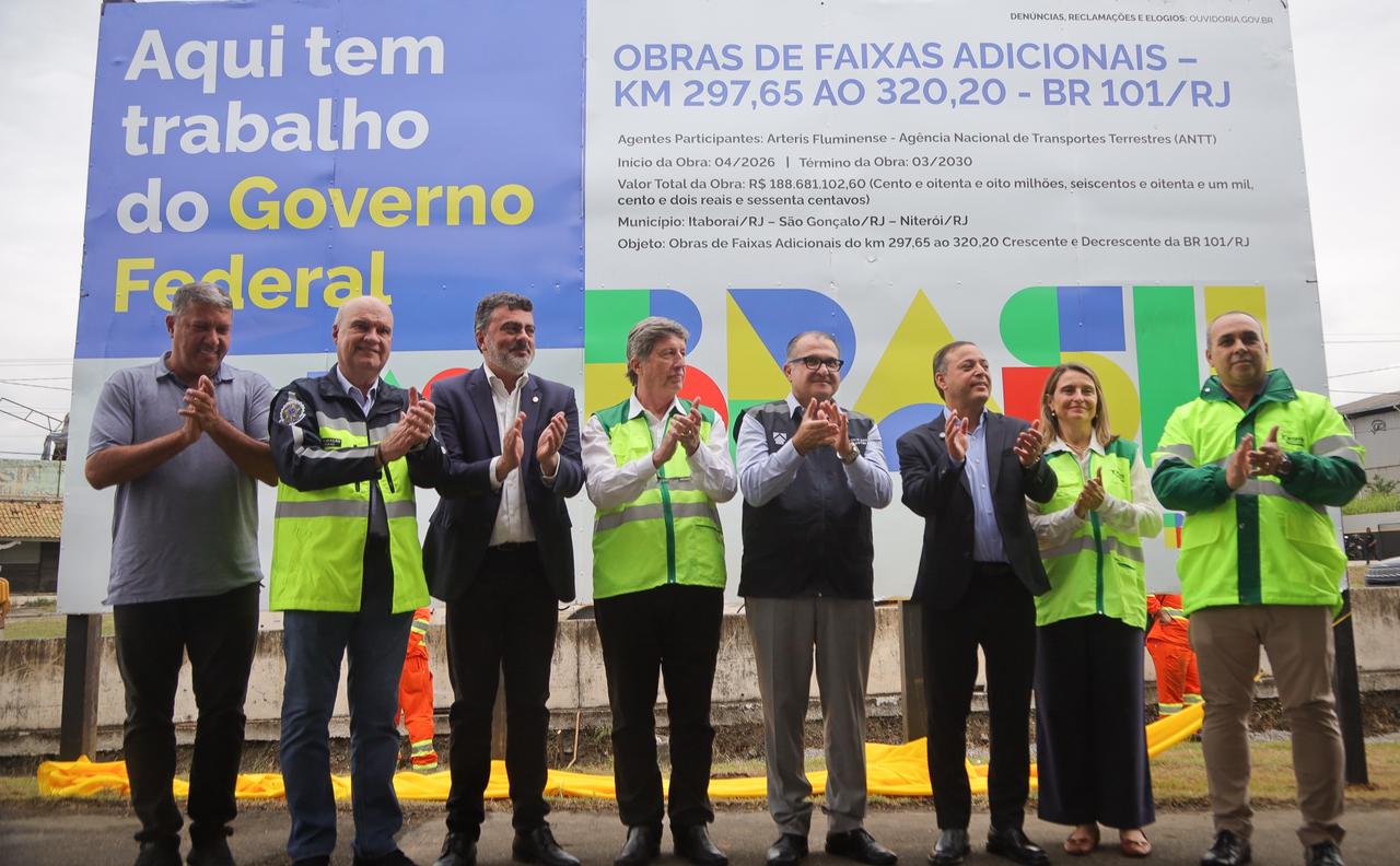 Prefeito Rodrigo Neves participa de cerimônia de ordem de início das obras da BR-101 e comemora: “Concretização de um sonho de décadas”