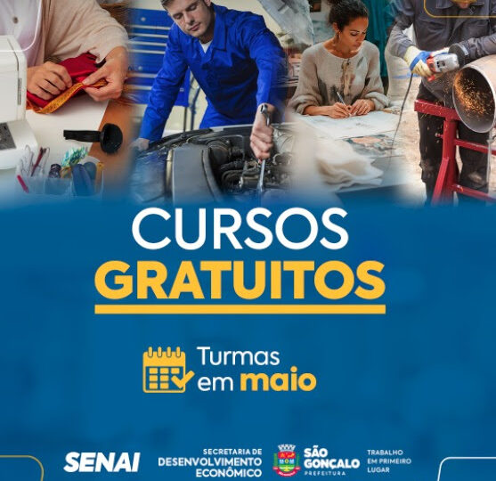 São Gonçalo oferece 140 vagas para cursos profissionalizantes gratuitos