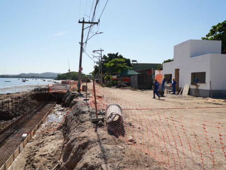 Obras na Praia das Pedrinhas estão 60% concluídas