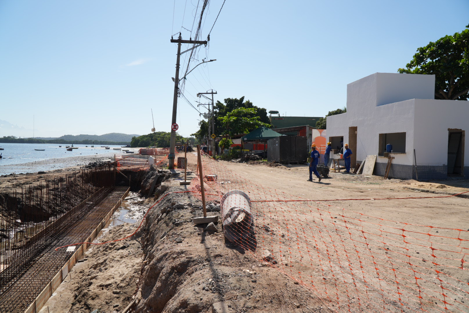Obras na Praia das Pedrinhas estão 60% concluídas