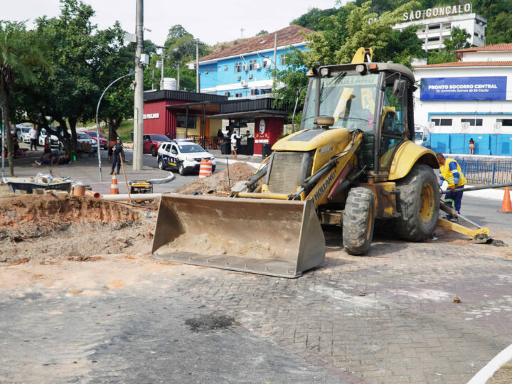 Prefeitura de São Gonçalo realiza nova obra para melhorar o tráfego no Centro