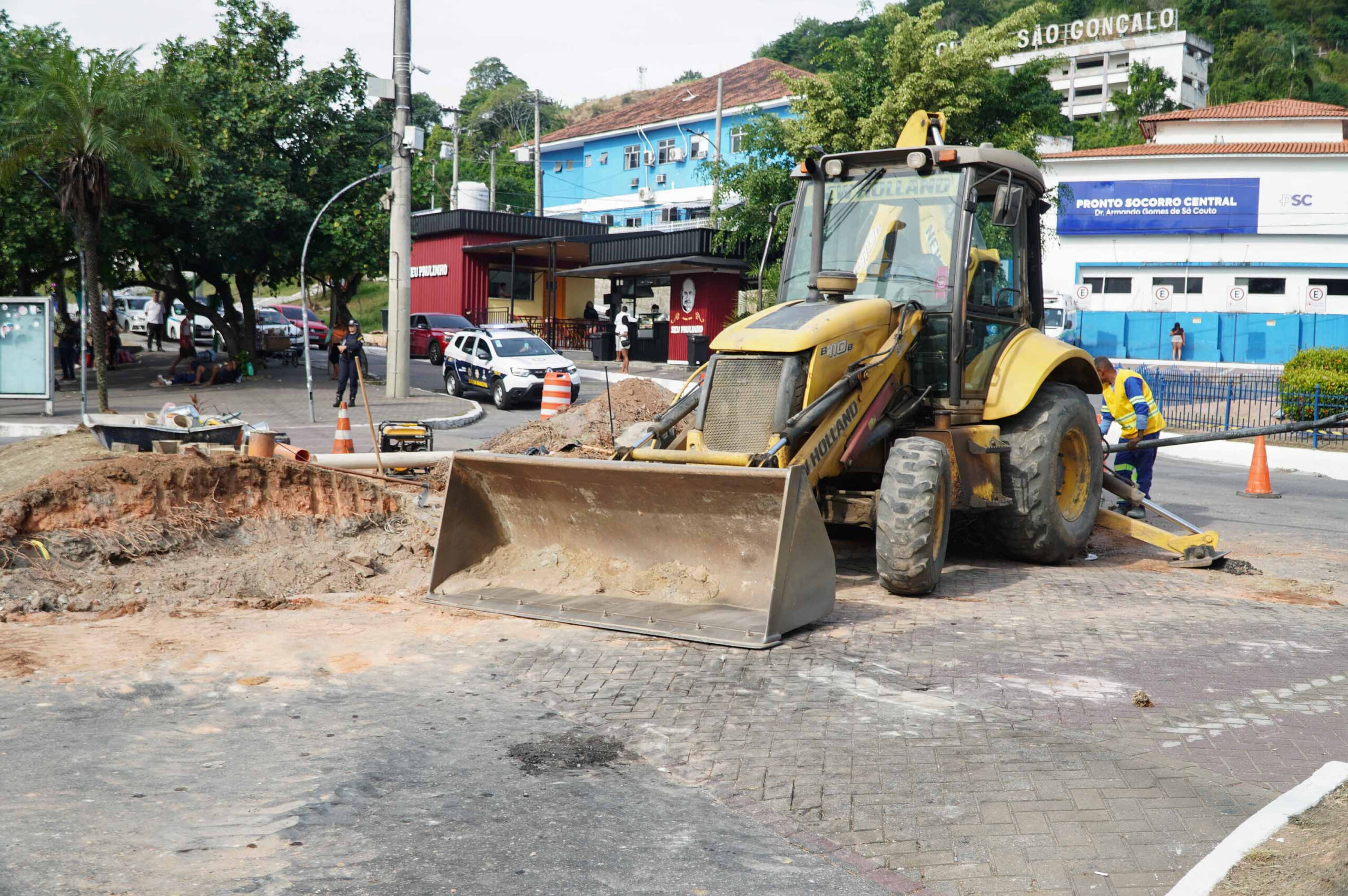 Prefeitura de São Gonçalo realiza nova obra para melhorar o tráfego no Centro