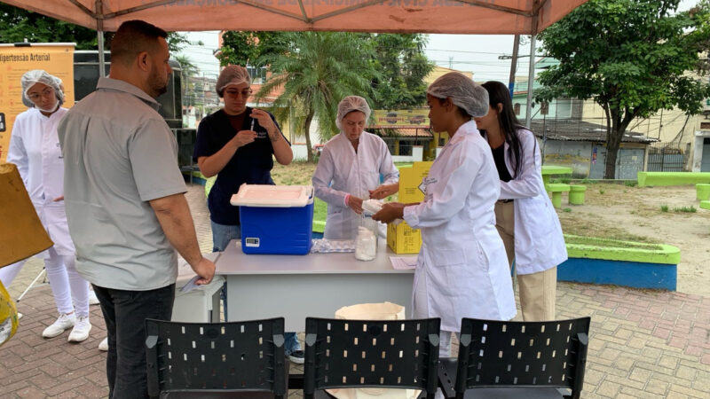 Moradores aprovam ação especial de saúde na Praça dos Bandeirantes
