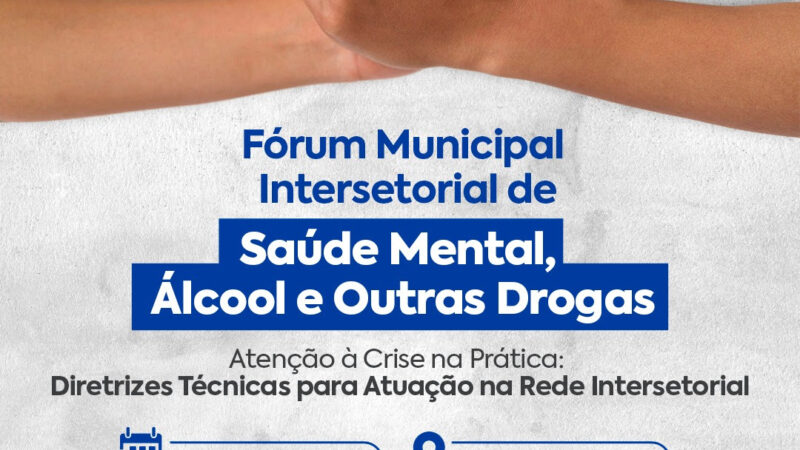 São Gonçalo inscreve para fórum de saúde mental, álcool e outras drogas