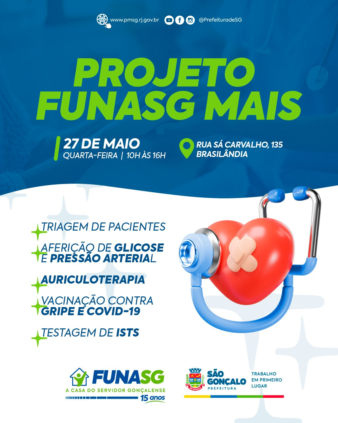 Nova edição do Funasg Mais acontece na próxima quarta-feira