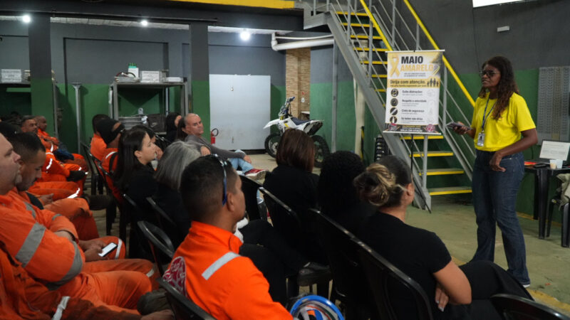 Prefeitura realiza palestra do Maio Amarelo em empresa no Boa Vista