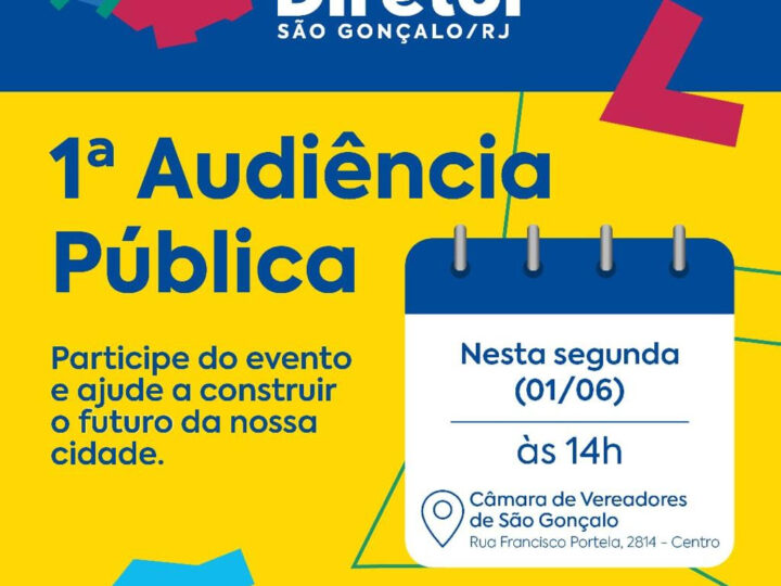 São Gonçalo realiza primeira audiência pública da revisão do Plano Diretor
