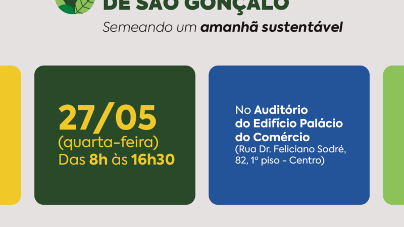 São Gonçalo abrirá inscrições para a 2ª Capacitação em Educação Ambiental