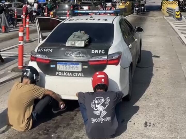 DRFC intercepta traficantes na Ponte Rio-Niterói e impede carregamento de maconha que seguiria para Maricá