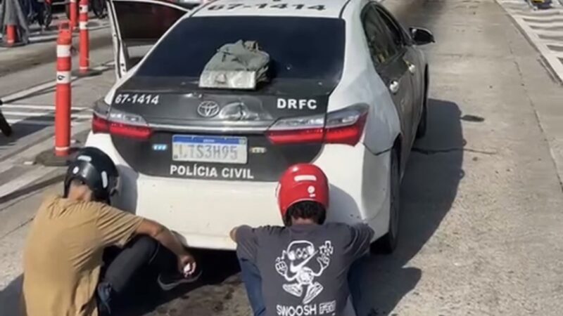 DRFC intercepta traficantes na Ponte Rio-Niterói e impede carregamento de maconha que seguiria para Maricá