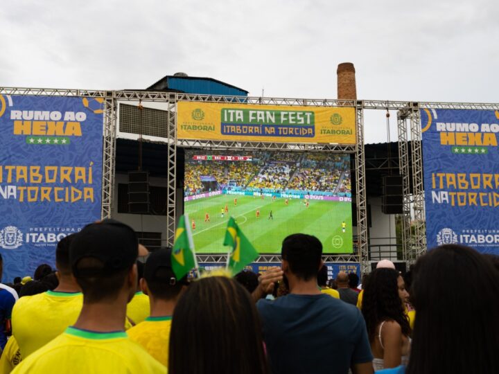Ita Fan Fest vai reunir torcedores para acompanhar jogo do Brasil em Itaboraí
