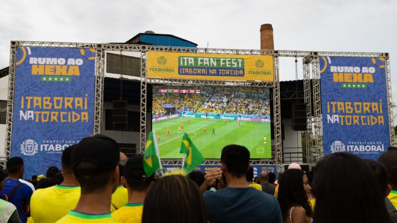 Ita Fan Fest vai reunir torcedores para acompanhar jogo do Brasil em Itaboraí