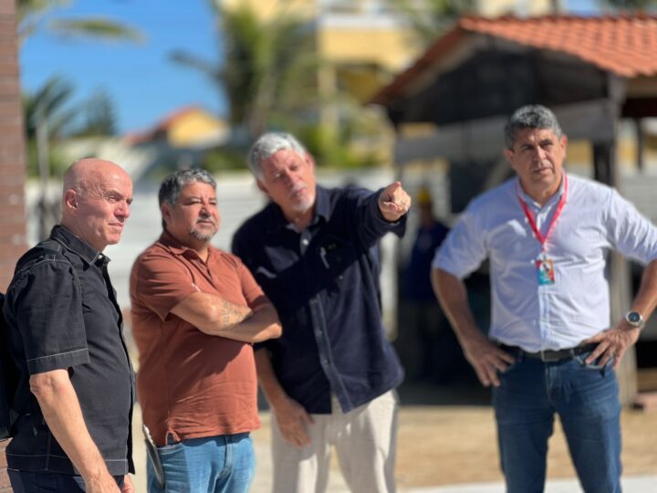 Prefeitura de Maricá avança nas obras da Praça das Utopias, em Cordeirinho