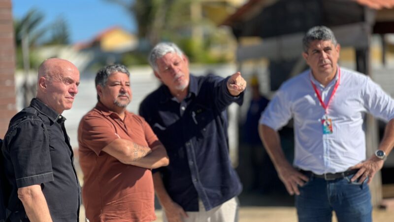 Prefeitura de Maricá avança nas obras da Praça das Utopias, em Cordeirinho