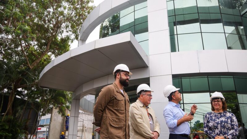 Obras do Super Centro de Exames, Imagens e Especialidades  entram na reta final