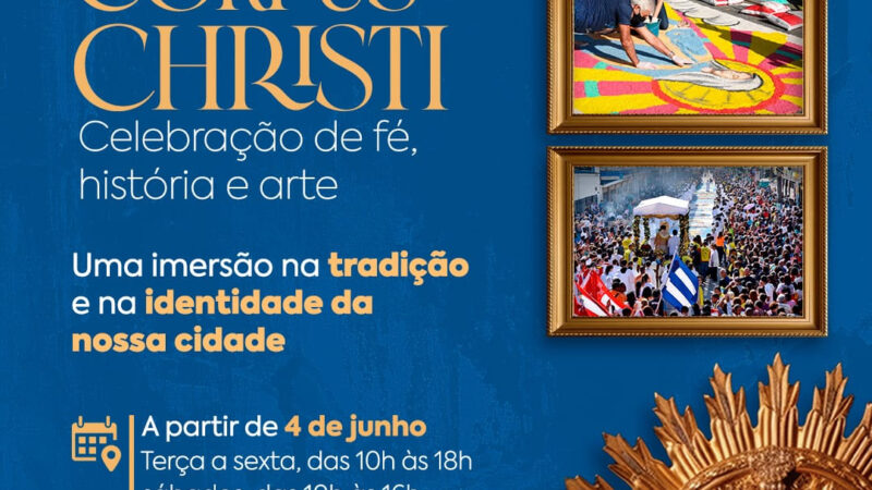 Exposição celebra a fé, a história e a arte do Corpus Christi em São Gonçalo