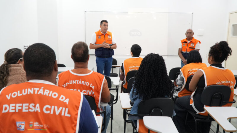 Curso de Voluntários da Defesa Civil de São Gonçalo começa sua 14ª turma